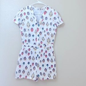 A very unique piece, fabric is shiny so it gives a playful but sexy touch.